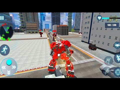 Dolphin Robot Jet Drone Transform Robot War #2 - Android Gameplay