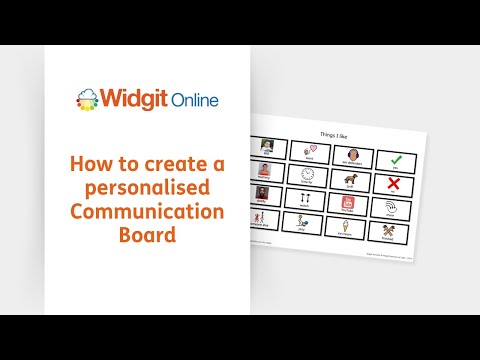 Create a Personalised Communication Board video thumbnail