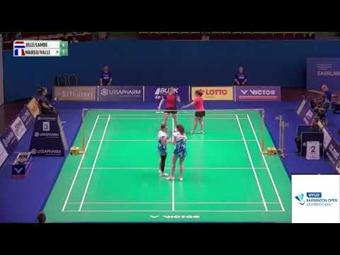 Badminton Debora JILLE /Margot LAMBERT  VS Tea MARGUERITTE /Flavie VALLET R16 HYLO OPEN 2024