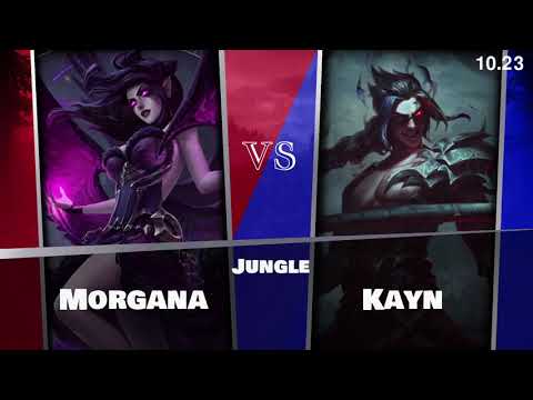 10.23 Kayn (JUNGLE) vs Morgana BR Grandmaster