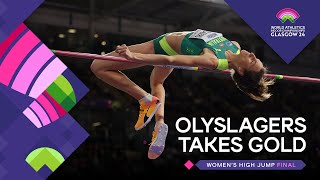 Golden high jump glory for 🇦🇺's Olyslagers | World Indoor Championships Glasgow 24