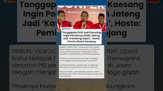 PDIP Beri Respons soal Kaesang Ingin Partainya Ubah Jateng jadi Kandang Gajah: Pemilu Masih Panjang