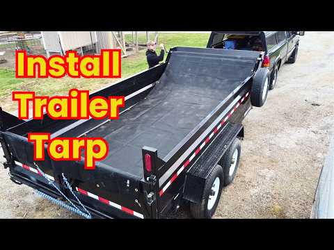 Dump Trailer Roll Tarp Installation