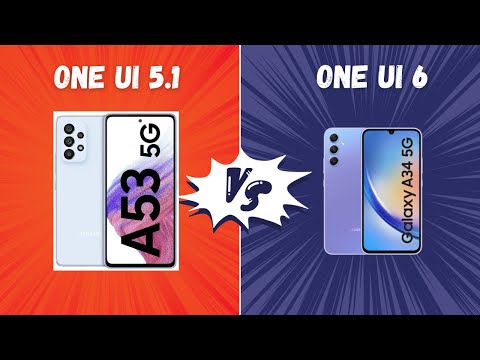 ONE UI 6.0 (Galaxy A34) vs ONE UI 5.1 (Galaxy A53) 5 Quick changes on Android 14