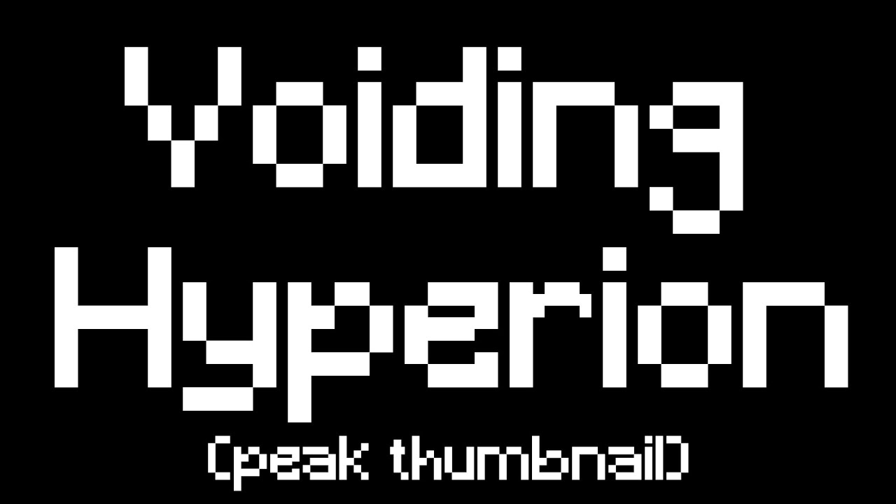 Voiding a Hyperion (Hypixel Skyblock Live)