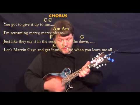 Marvin Gaye (Charlie Puth) Mandolin Cover Lesson in C with Chords/Lyrics