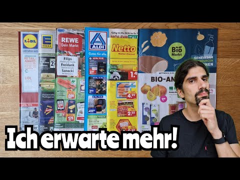Sparen mit Prospekten: ALDI Nord, EDEKA, Rewe, Netto (Schnetto) Lidl und Denns