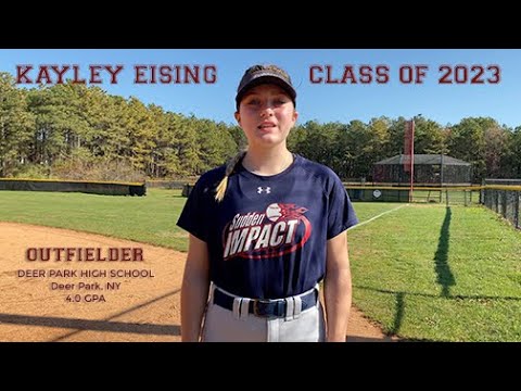 Kayley Eising - Softball Recruiting Video - Outfielder - Class of 2023 - 4.0 GPA