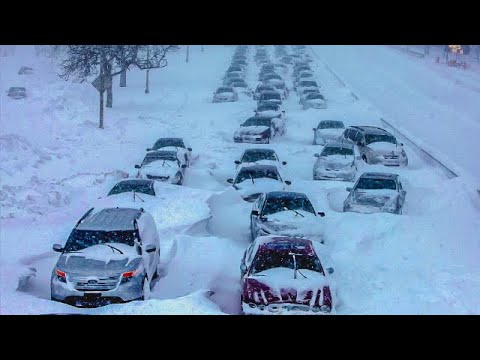 CRAZY WEATHER! Blizzard in Colorado, USA (March 14, 2021)