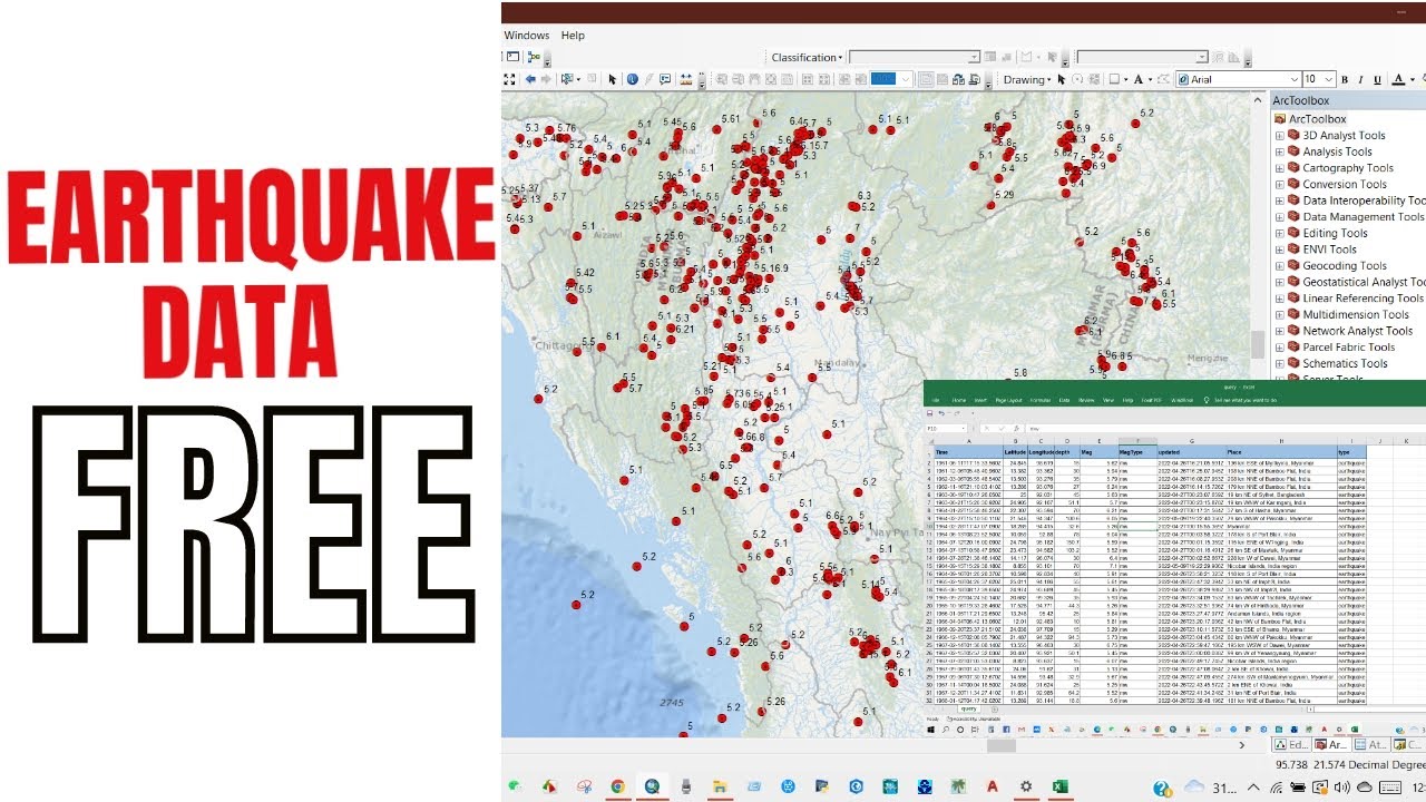 Download Earthquake Data of any location for free
