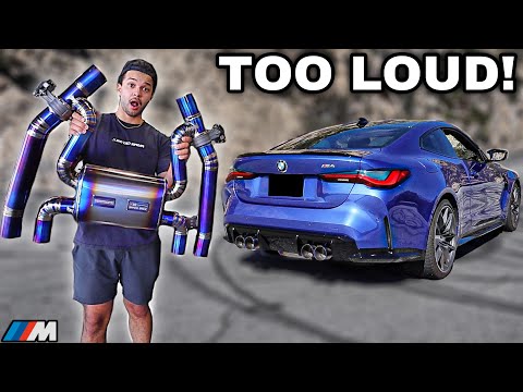 Installing The LOUDEST TITANIUM EXHAUST On My BMW M4 G82 MANUAL [CRAZY LOUD]