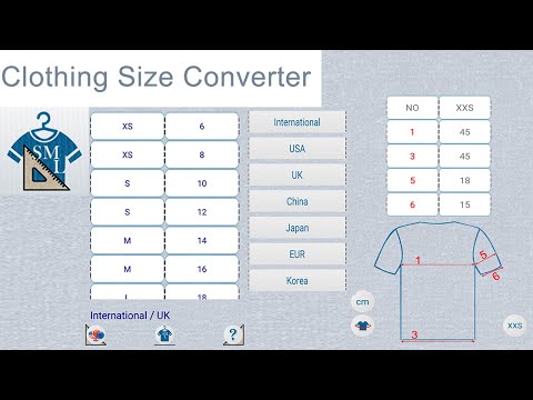 Clothing Size Converter Video