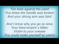 Magazine - The Operative Lyrics