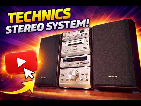TECHNICS MINI SYSTEM Vintage Stereo Cassette 5-CD Component | Reverb