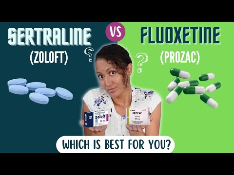 Comparison of Fluoxetine (Prozac) vs Sertraline (Zoloft)