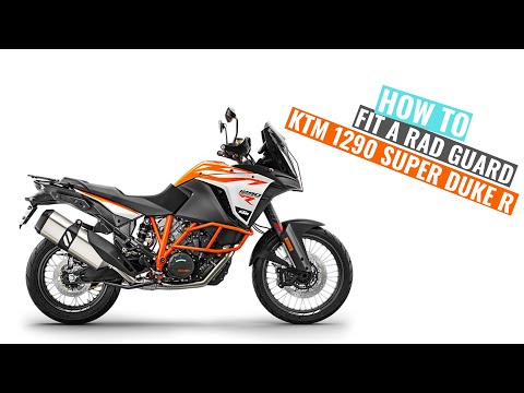 KTM 1290 Super Duke R 2014 - 2016 Rad Guard fitting instruction