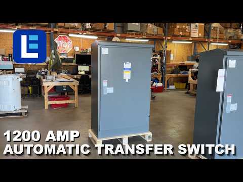 1200-amp Automatic Transfer Switch - 600V - 3 Phase 4 Pole (4 Wire) - NEMA 3R - Closed Transition