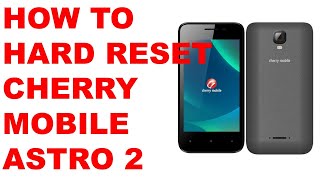 Stuck Logo Fixed Cherry Mobile Astro 2 hard reset