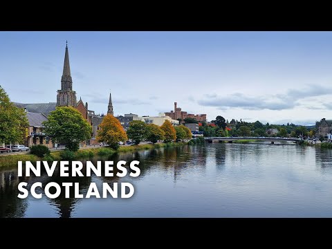 INVERNESS - Excursão a pé pelas Terras Altas da Escócia | Escócia 4K