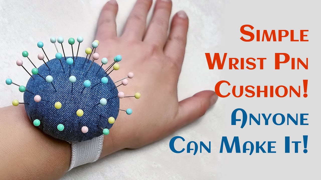 DIY Wrist Pin Cushion Bracelet – Perfect for Sewing!