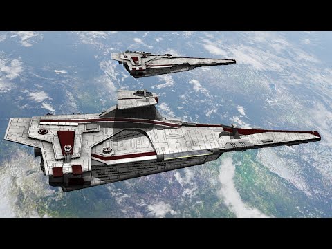 1 Endurance & 2 Nebulas vs 3 ISD II - Star Wars Empire at War Remake NPC Battle