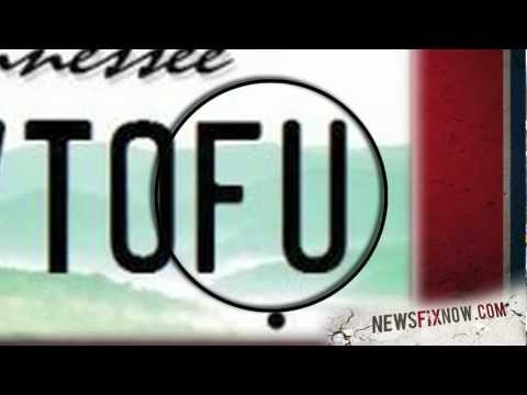 DMV denies vegan's ILVTOFU license plate request