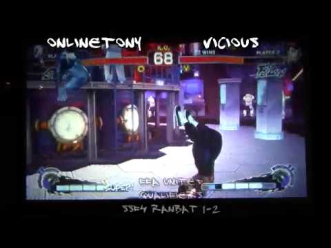 Team FFA United Qualifiers SSF4 Ranbat 1-2 m05 OnlineTony vs Vicious