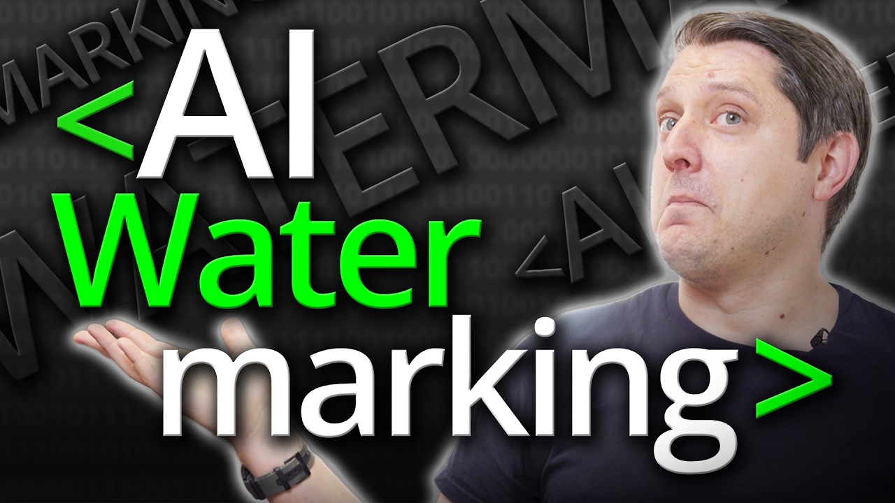 How Watermarks Track AI Generated Content - Computerphile