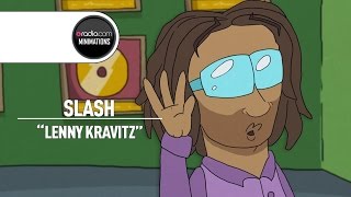 Slash Talks About Jamming with Lenny Kravitz on &quot;Always on the Run&quot; (Radio.com Minimation)