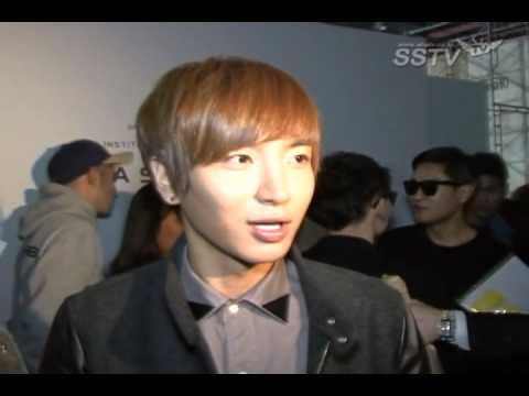 [SSTV] 111021 Seoul Fashion Week - Leeteuk & Donghae