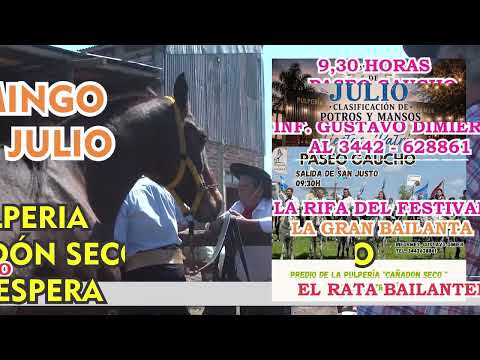SPOT TV DOMINGO 5 DE JULIO PULPERIA CAÑADON SECO