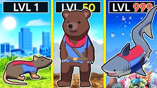 Surviving As EVERY ANIMAL In GTA 5!
