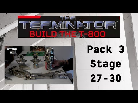 Agora Models & Hachette Bau den Terminator T-800 Pack 3.2 /Stage 27-30