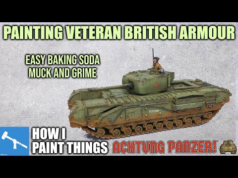 Hedgerow Hell: Painting WWII British Armour for Europe! [How I Paint Things]