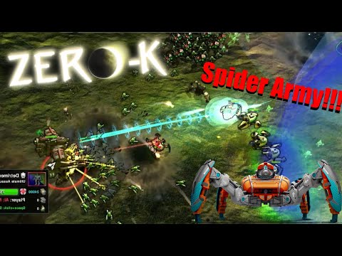 Spider Army Attempt #2 | Zero-K | Free-To-Play Real Time Strategy Game