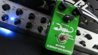 Video thumbnail for Harley Benton (Joyo) Dyna Compressor Pedal Demo by EytschPi42