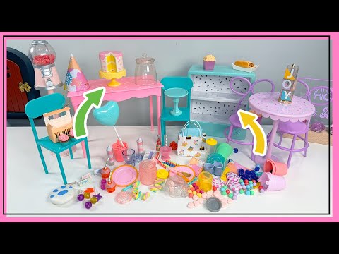 ASMR 🎂 Organizing My Mini Birthday Party! | Glitter Girls Birthday Set ✨| No Talking