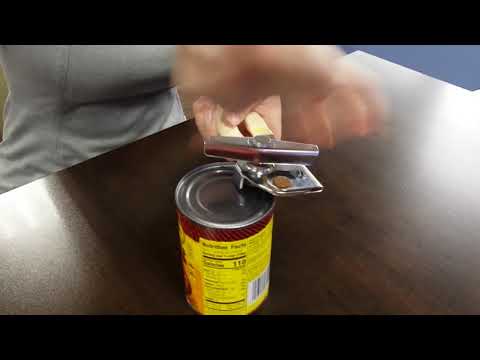 Do YOU know the right way to use a can opener?