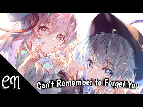 [Nightcore] - Can't remember to forget you (lyrics) | Shakira ft Rihanna