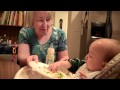 Aiden Feeding Grandma