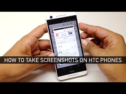How to Take ScreenShots on HTC Phones