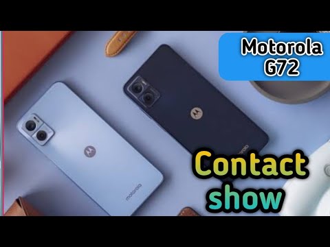 How To Show Contact In Motorola G72, Sim Card Contact Setting , Copy & Paste Contact