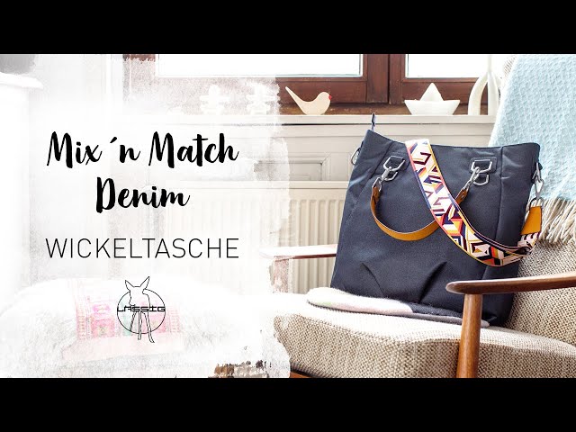 Video Teaser für Wickeltasche | Mix 'n Match Bag Denim | LÄSSIG