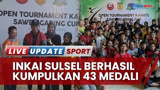 Inkai Sulawesi Selatan Juara Open Tournament Karate Sawerigading Cup, Berhasil Kumpulkan 43 Medali