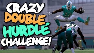 DOUBLE TROUBLE HURDLE CHALLENGE vs JARVIS LANDRY?? Crazy Madden 17 Challenge