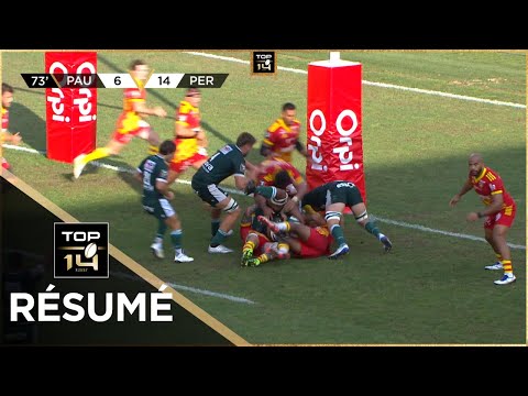 TOP 14 - Résumé Section Paloise-USA Perpignan: 16-14 - J1 - 2022-2023