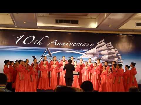 Colegio de Sta. Rosa-Makati's Himig Rosena in Bangkok, Thailand for A Voyage of Songs Choir  