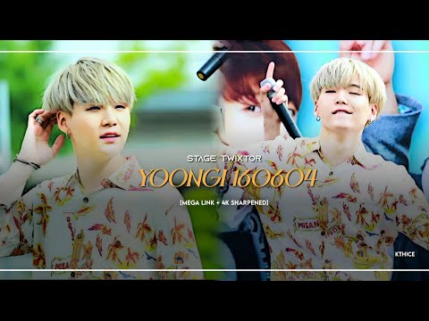 Yoongi "160604 fire fancam" Twixtor clips • For editing [Mega link+4k sharpened]