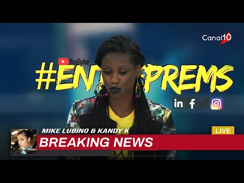 Mike Lubino (BreakingNews Canal10) works with Kandy K international artist🇨🇦
