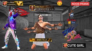 Baba Tillu 😂 Noob Prank | Worldchat Prank With Cute Girl | Garena Free Fire | Y GAMING